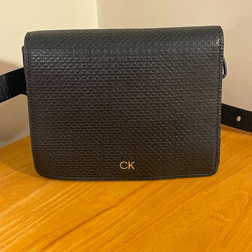 Calvin Klein Faux Leather Belt Bag